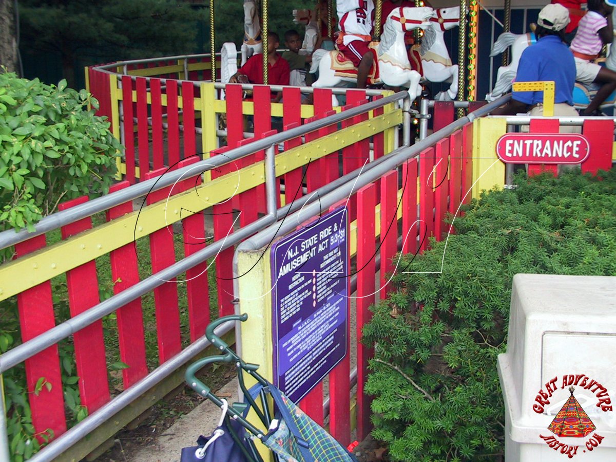 Kiddie Karousel At Six Flags Great Adventure